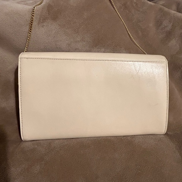 Christian Dior RARE envelope clutch crossbody, ivory leather LIKE NEW! - Picture 4 of 16